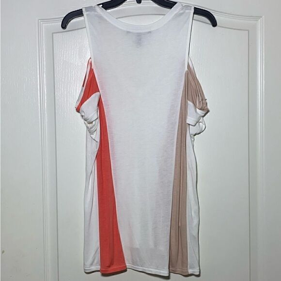 NWT MSRP $158 BCBGMAXAZRIA Women's Preslee Short Sleeve Top Women's Size Large - Picture 6 of 10